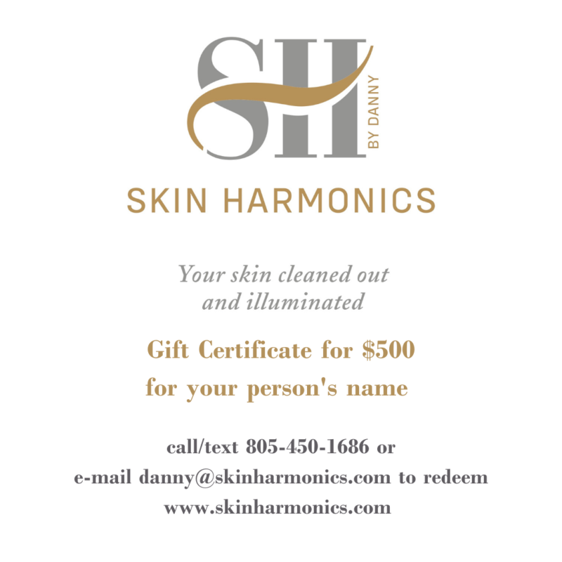 gift certificate $500